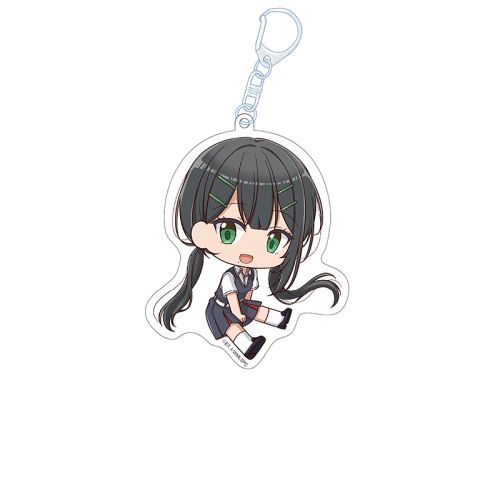 『ささやくように恋を唄う』ぺたん娘アクリルキーホルダー 水口未希