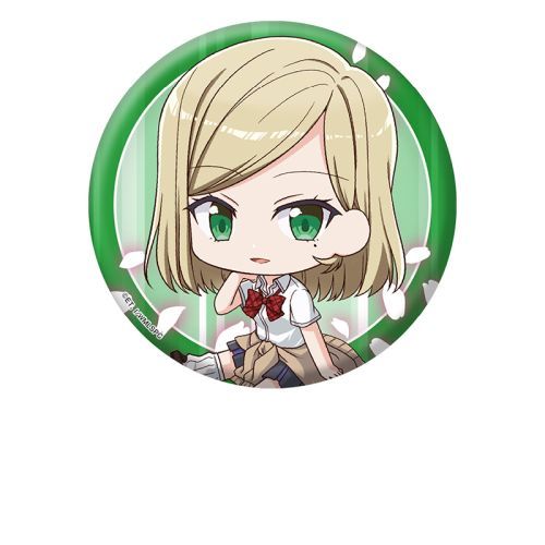 『ささやくように恋を唄う』ぺたん娘缶バッジ 水口亜季