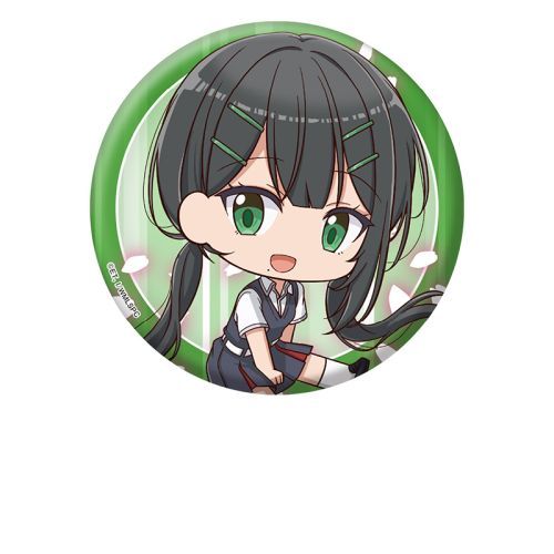 『ささやくように恋を唄う』ぺたん娘缶バッジ 水口未希