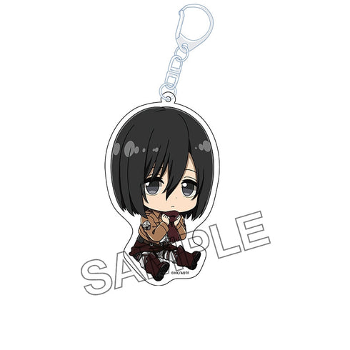 『進撃の巨人』ぺたん娘アクリルキーホルダー vol.1 ミカサ