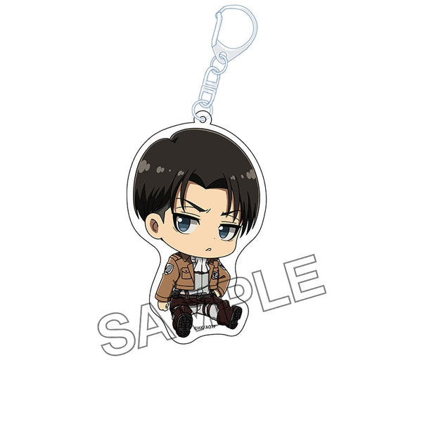 『進撃の巨人』ぺたん娘アクリルキーホルダー vol.1 リヴァイ