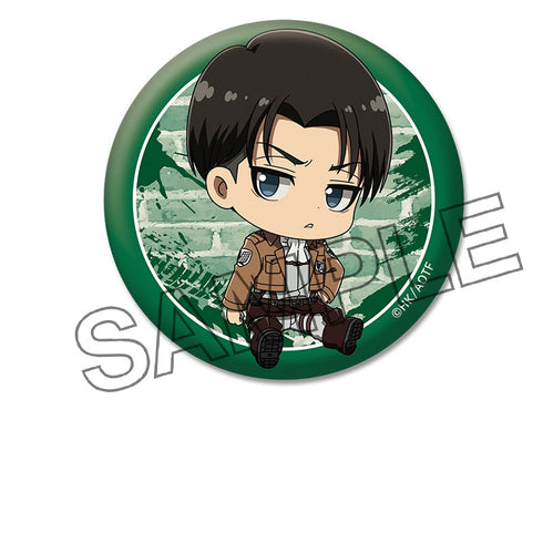 『進撃の巨人』ぺたん娘缶バッジ vol.1 リヴァイ