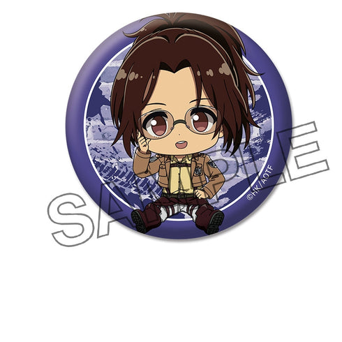 『進撃の巨人』ぺたん娘缶バッジ vol.1 ハンジ