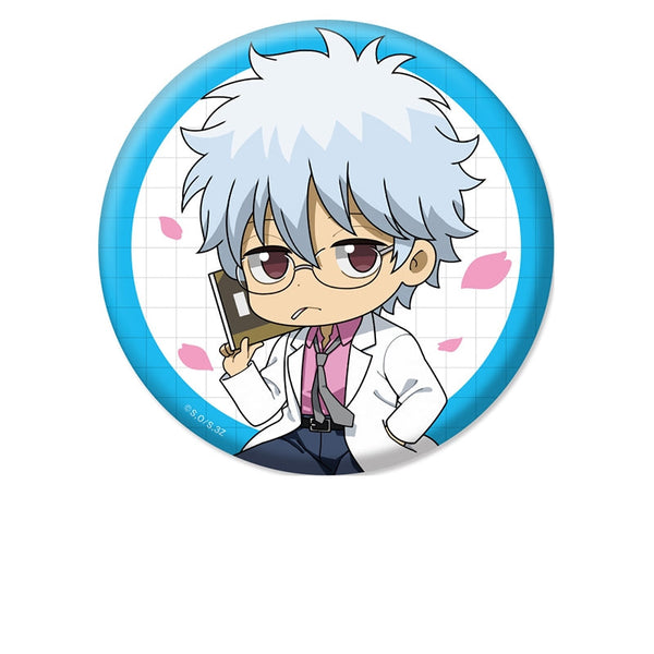 『3年Z組銀八先生』ぺたん娘缶バッジ 坂田銀八