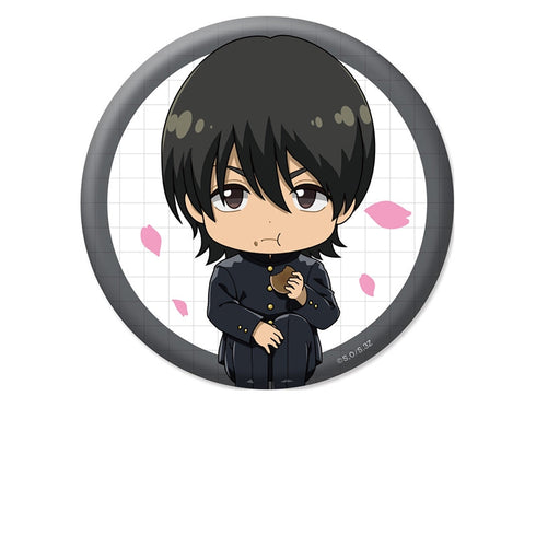 『3年Z組銀八先生』ぺたん娘缶バッジ 山崎退