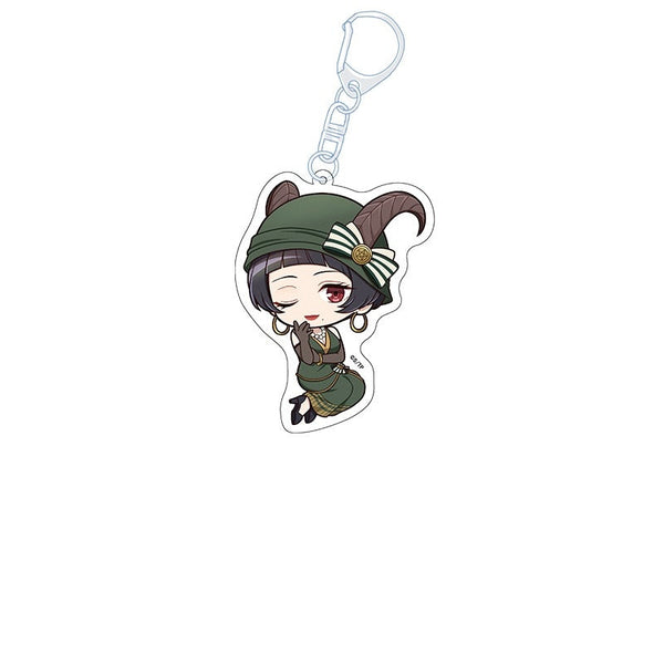 『誰ソ彼ホテル』ぺたん娘アクリルキーホルダー 瑪瑙