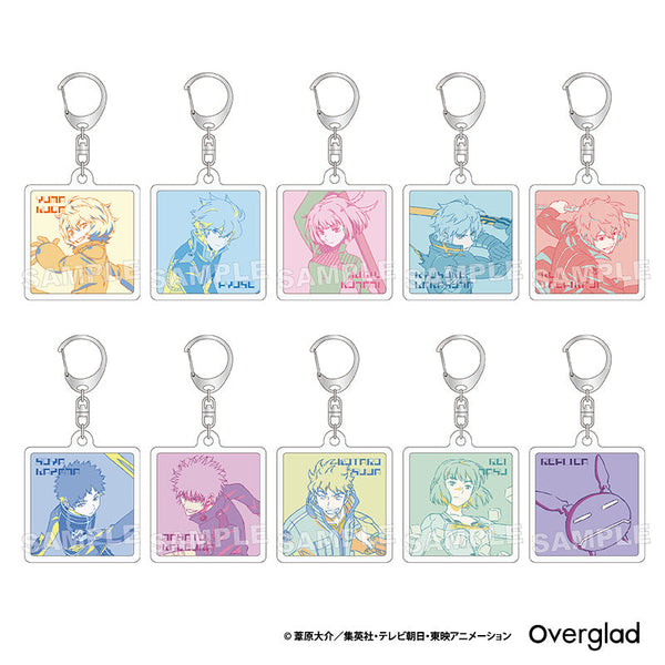 『ワールドトリガー』トレーディングスクエアキーホルダー Mixing Colors【BOX】