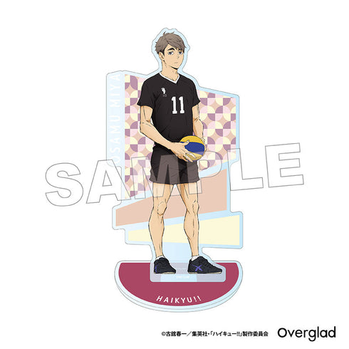 "Haikyu!!" Acrylic Stand: Pattern Art - Miyaji