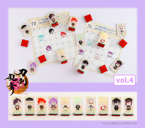 『刀剣乱舞-ONLINE-』トレーディングアクリルフィギュアスタンプ 御伴散歩Vol.4【BOX】