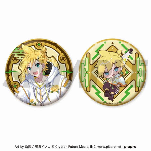 『ピアプロキャラクターズ~ジャパンクスタイル~』ホログラム缶バッジセット(鏡音レン)