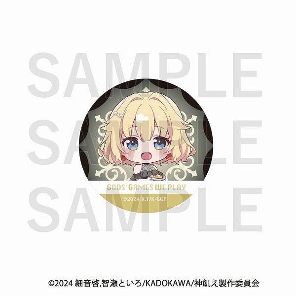 『神は遊戯に飢えている。』ガラスマグネット(パール)