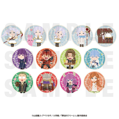 『葬送のフリーレン×いらすとや』トレーディングメタリック缶バッジ(全13種)【BOX】