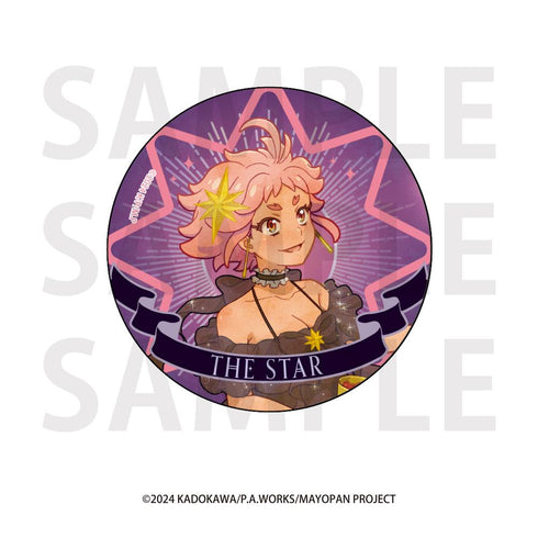 『真夜中ぱんチ』トレーディングメタリック缶バッジ 描き下ろし等身&描き起こしデフォルメ「アルカナ!」【BOX】