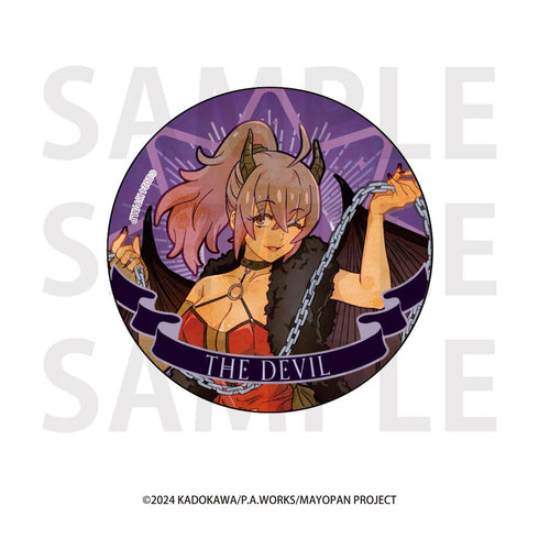 『真夜中ぱんチ』トレーディングメタリック缶バッジ 描き下ろし等身&描き起こしデフォルメ「アルカナ!」【BOX】