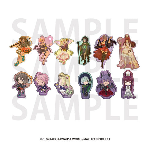 『真夜中ぱんチ』ダイカットステッカーセット 描き下ろし等身&描き起こしデフォルメ「アルカナ!」 12枚セット