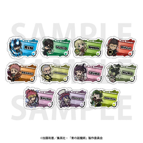 『青の祓魔師 雪ノ果篇』イートゥーン トレーディングネームプレート【BOX】