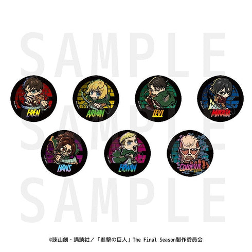 『進撃の巨人』イートゥーン第2弾トレーディング缶バッジ【BOX】