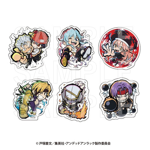 『アンデッドアンラック』イートゥーン ダイカットステッカーセット