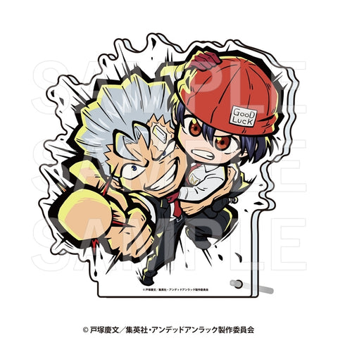 『アンデッドアンラック』イートゥーン ビッグアクリルスタンド アンディ&風子