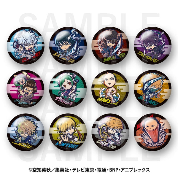 『銀魂』イートゥーン第3弾 トレーディングメタリック缶バッジ(全12種)【BOX】