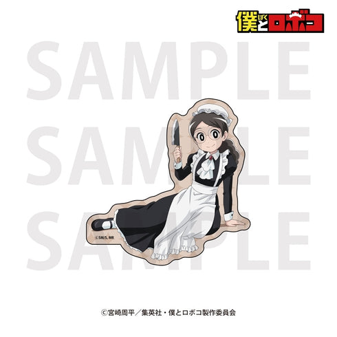 『僕とロボコ』ダイカットステッカーセット 描き下ろし「メイド喫茶!?」