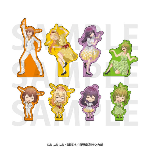 『しかのこのこのここしたんたん』ダイカットステッカーセット「シカ部でダンスパーティ!」