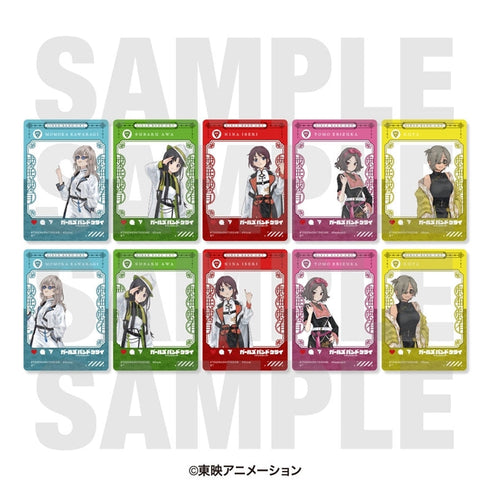 『ガールズバンドクライ』トレーディングクリアカード「描き下ろし-Black and White Suit-」【BOX】