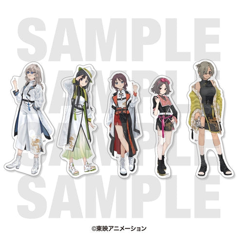 『ガールズバンドクライ』ダイカットステッカーセット 「描き下ろし-Black and White Suit-」