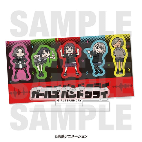 『ガールズバンドクライ』ロゴアクリルブロック&ステッカーセット