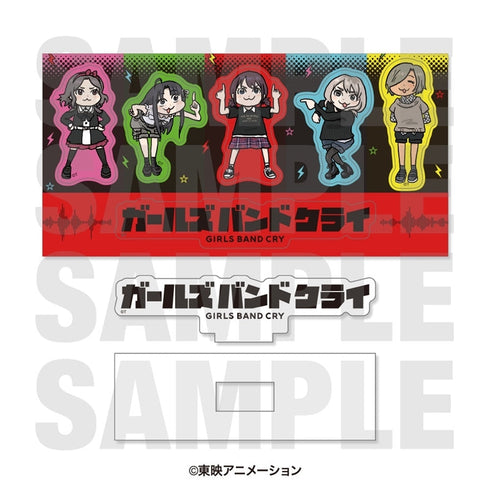 『ガールズバンドクライ』ロゴアクリルブロック&ステッカーセット