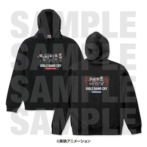 『ガールズバンドクライ』パーカー「描き起こしデフォルメ」 M