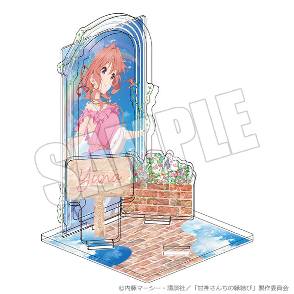 『甘神さんちの縁結び』アクリルシート付きジオラマスタンド 雨上がりの青空、夏の入口 夕奈