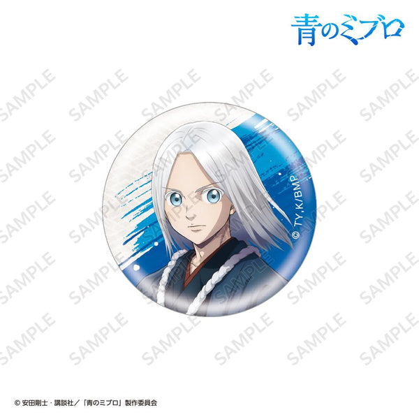 『青のミブロ』ガラスマグネット ちりぬにお