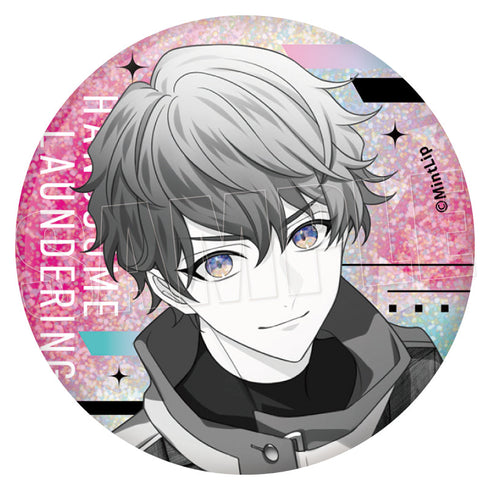 『ハンサムロンダリング』ホロEYE缶バッジ【BOX】