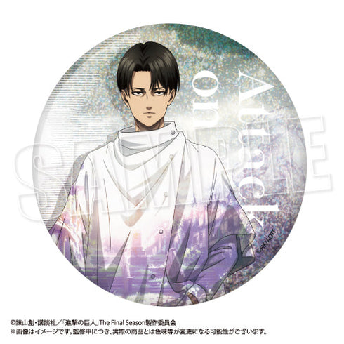 『進撃の巨人』BIGホログラム缶バッジ Reflect Memories Ver. リヴァイ