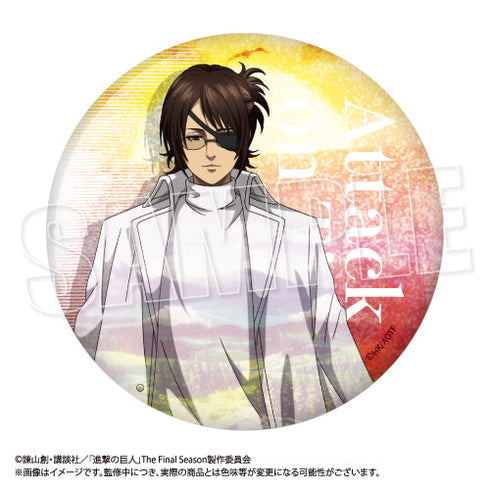 『進撃の巨人』BIGホログラム缶バッジ Reflect Memories Ver. ハンジ