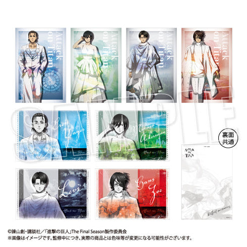 『進撃の巨人』ポストカードセット Reflect Memories Ver.