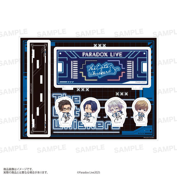 『Paradox Live』アクリルジオラマ きゃらほっぴん! サイバーパンクVer. The Cat's Whiskers
