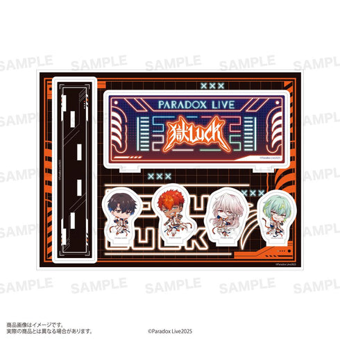 『Paradox Live』アクリルジオラマ きゃらほっぴん! サイバーパンクVer. 獄Luck