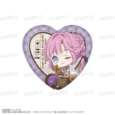 『ラブライブ!蓮ノ空女学院スクールアイドルクラブ』トレーディングハート缶バッジ(きゃらどるちぇ) テディベアVer.【BOX】