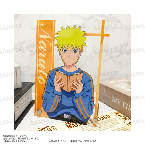 『NARUTO-ナルト- 疾風伝』A6アクリルパネル 読書Ver. うずまきナルト