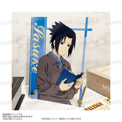 『NARUTO-ナルト- 疾風伝』A6アクリルパネル 読書Ver. うちはサスケ