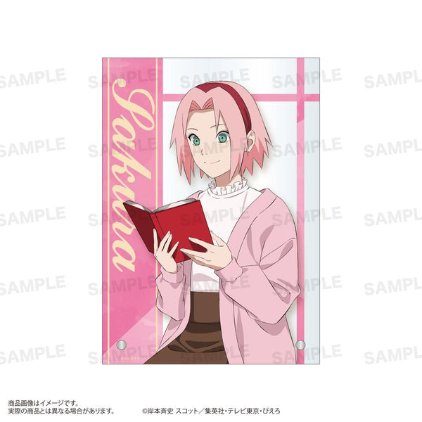『NARUTO-ナルト- 疾風伝』A6アクリルパネル 読書Ver. 春野サクラ