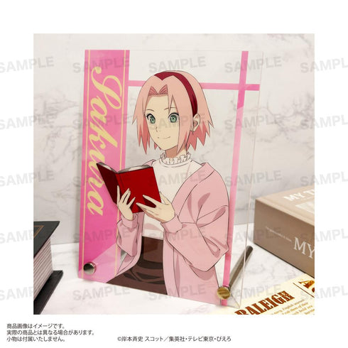 『NARUTO-ナルト- 疾風伝』A6アクリルパネル 読書Ver. 春野サクラ