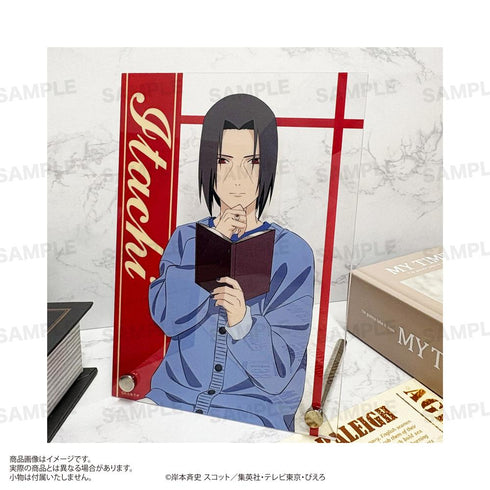 『NARUTO-ナルト- 疾風伝』A6アクリルパネル 読書Ver. うちはイタチ