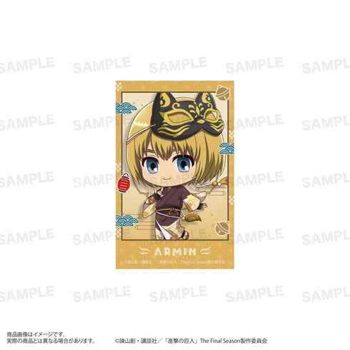 『進撃の巨人』ミニフォトカードセット きゃらほっぴん! 狐面Ver. A