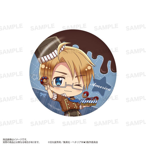 『ヘタリア World☆Stars』トレーディング缶バッジ きゃらほっぴん! ショコラティエVer.【BOX】