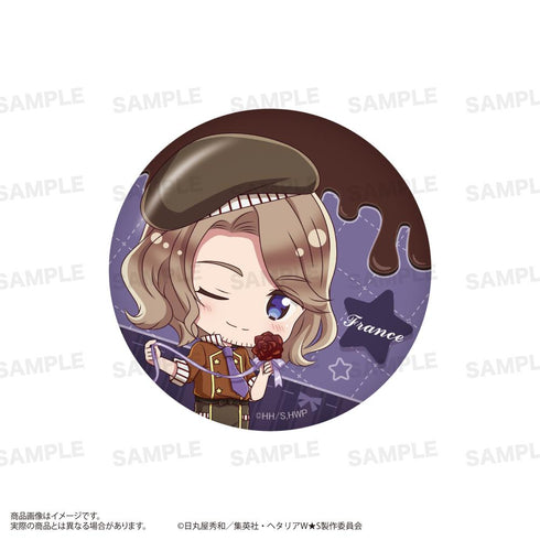 『ヘタリア World☆Stars』トレーディング缶バッジ きゃらほっぴん! ショコラティエVer.【BOX】