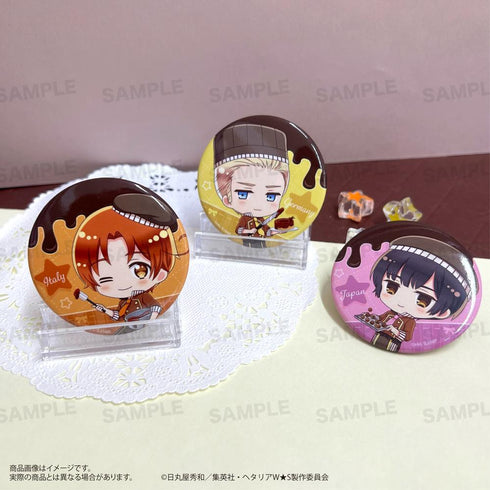 『ヘタリア World☆Stars』トレーディング缶バッジ きゃらほっぴん! ショコラティエVer.【BOX】