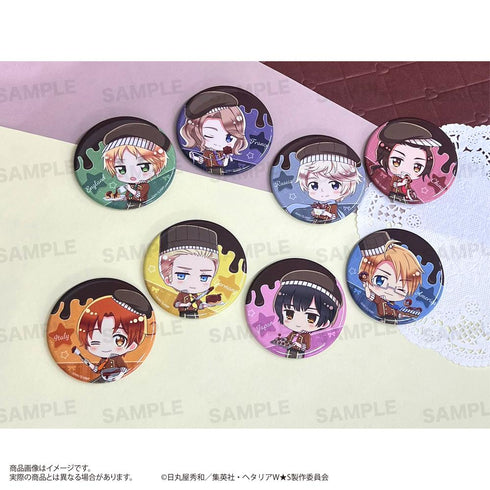 『ヘタリア World☆Stars』トレーディング缶バッジ きゃらほっぴん! ショコラティエVer.【BOX】